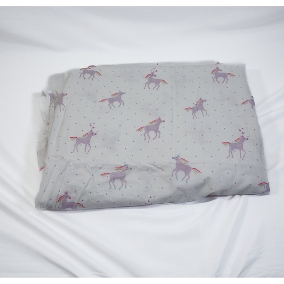 Pottery Barn Other - Pottery Barn Kids Sheets Pink Purple Rainbow Unicorn Twin Sheet Set + Pillowcase